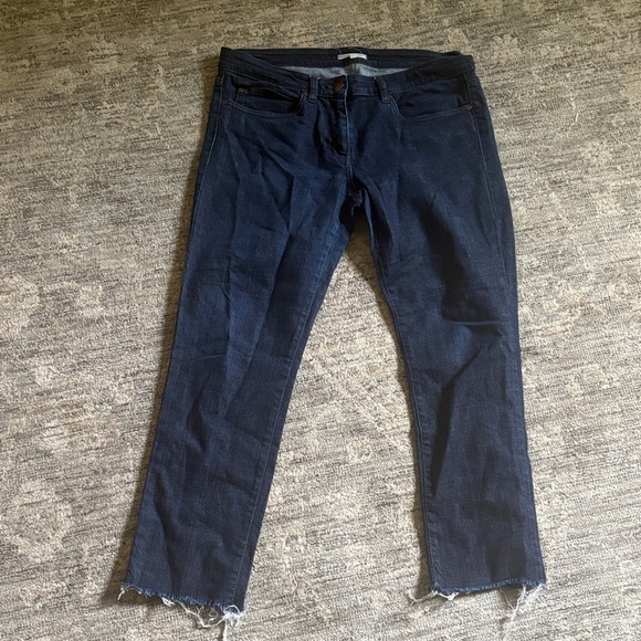 Eileen Fisher women’s jeans - Blue Jeans - size 8 - fray hem - Picture 1 of 4